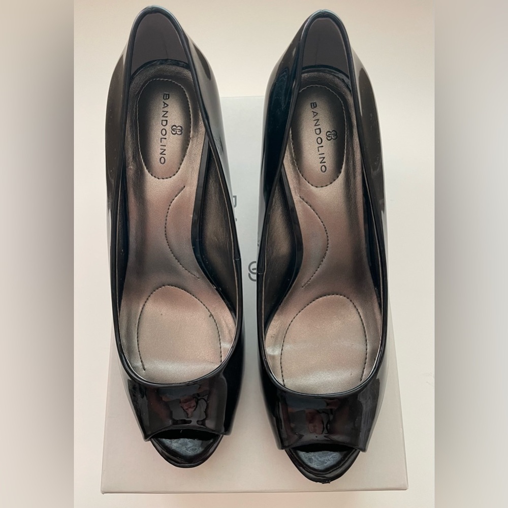 Bandolino Baccanti Patent Peep Toe Pumps